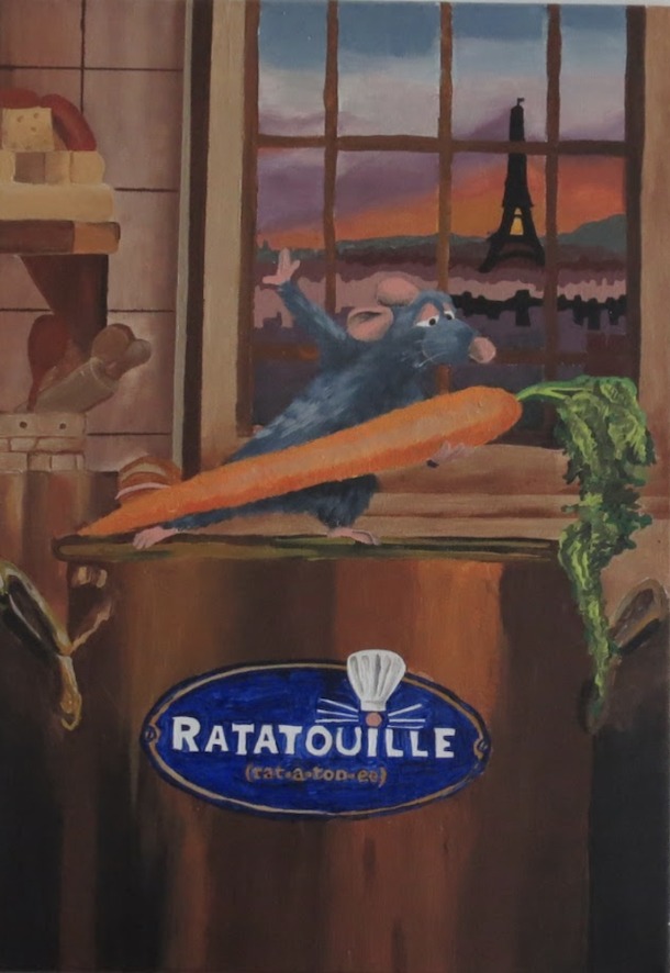 Ratatouille-inspired painting by Niharika
